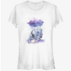 Deals ❤️ Disney Winnie The Pooh Watercolor Eeyore 🤩 Girls T-Shirt 🎁