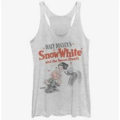 Cheapest ⭐ Disney Snow White And The Seven Dwarfs Sweet Kiss ⌛ Girls Tank 🎁