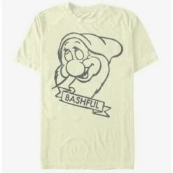 New 😉 Disney Snow White And The Seven Dwarfs Bashful T-Shirt 🛒