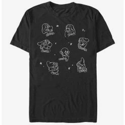 Cheapest 🔥 Disney Snow White And The Seven Dwarfs Many Dwarves T-Shirt 🎁