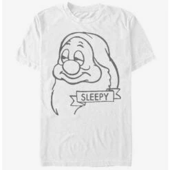 Promo ⌛ Disney Snow White And The Seven Dwarfs Sleepy T-Shirt ✔️