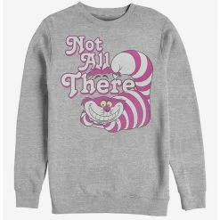 Promo ✔️ Disney Alice In Wonderland Not All There Crew Sweatshirt 😉
