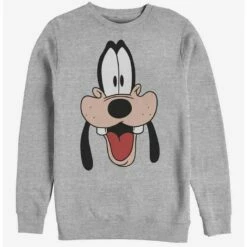 Best Pirce 👏 Disney A Goofy Movie Goofy Dad Big Face Crew Sweatshirt 😀