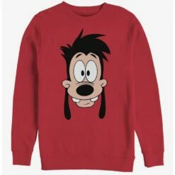 Outlet 😉 Disney A Goofy Movie Max Son Big Face Crew Sweatshirt ⌛