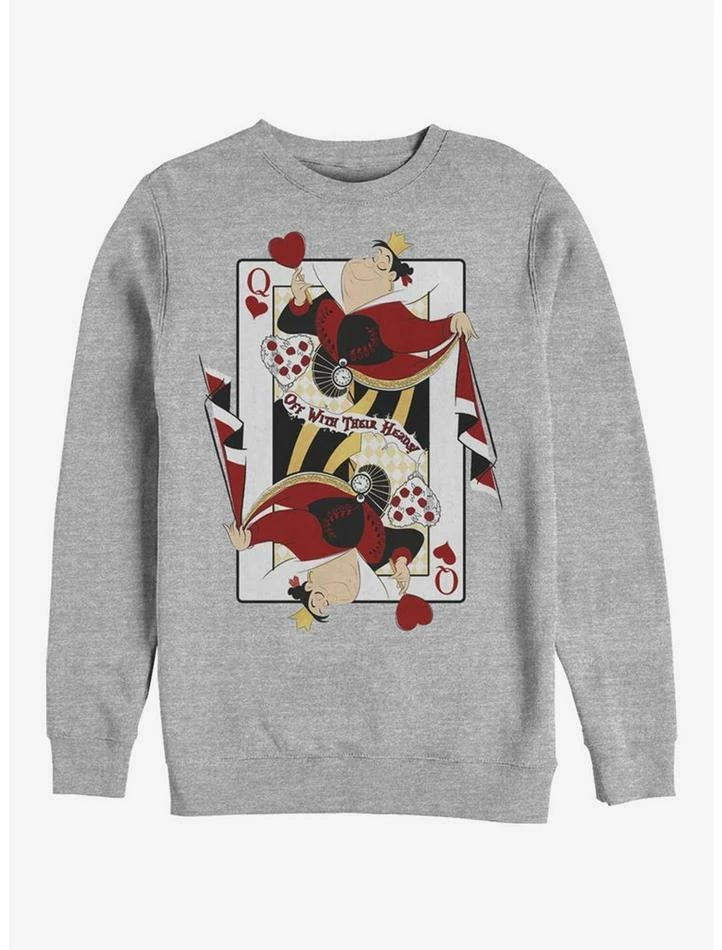 Best Sale ⭐ Disney Alice In Wonderland Queen Of Hearts Crew Sweatshirt ✨ 1 Best Sale ⭐ Disney Alice In Wonderland Queen Of Hearts Crew Sweatshirt ✨