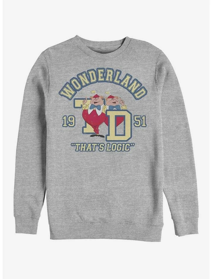 Deals ❤️ Disney Alice In Wonderland Tweedle Collegiate Crew Sweatshirt ⭐ 1 Deals ❤️ Disney Alice In Wonderland Tweedle Collegiate Crew Sweatshirt ⭐