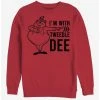 Best reviews of 😍 Disney Alice In Wonderland I'm With Tweedle Dee Crew Sweatshirt ✨