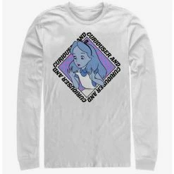 New 👏 Disney Alice In Wonderland Alice Face Long-Sleeve T-Shirt ⭐