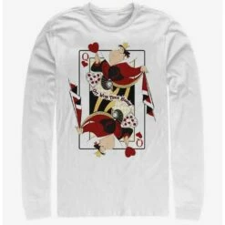 Deals 🧨 Disney Alice In Wonderland Queen Of Hearts Long-Sleeve T-Shirt 🥰