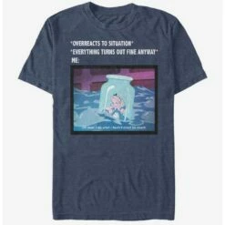 Cheap ✔️ Disney Alice In Wonderland Anxiety Meme T-Shirt 😀
