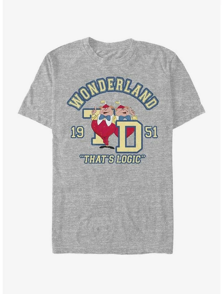 Best Sale β Disney Alice In Wonderland Tweedle Collegiate T-Shirt π 2 Best Sale β Disney Alice In Wonderland Tweedle Collegiate T-Shirt π - Image 2
