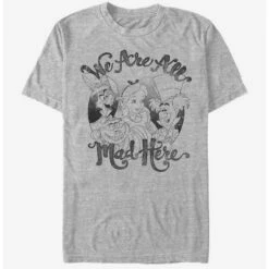 Cheap ✔️ Disney Alice In Wonderland All Mad Here T-Shirt 🎁