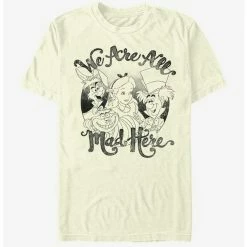 Cheap 🤩 Disney Alice In Wonderland All Mad Here T-Shirt 🔔