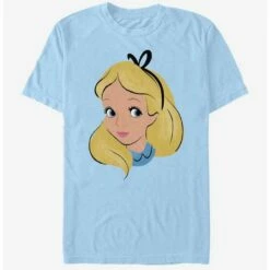 Best Pirce 🎁 Disney Alice In Wonderland Big Face T-Shirt ❤️