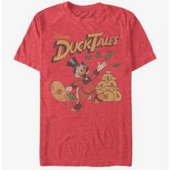 Flash Sale 🧨 Disney Ducktales Scrooge Throwing Dollars T-Shirt ✔️