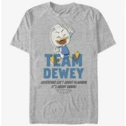New 👍 Disney Ducktales Team Dewey Blue T-Shirt 👏