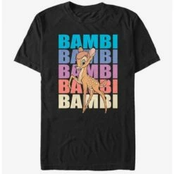 Buy 💯 Disney Bambi Name Stacked T-Shirt 🧨