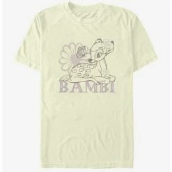 Promo ⌛ Disney Bambi Simple Flowers T-Shirt 🎁