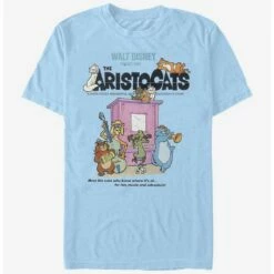 Cheapest 👍 Disney The Aristocats Classic Poster T-Shirt 💯 -Dressup Outfits Shop 14131988 hi