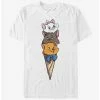 Outlet ⭐ Disney The Aristocats Kitten Ice Cream Stack T-Shirt 😀