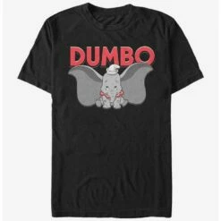 New 😉 Disney Dumbo Bold Logo T-Shirt 😉