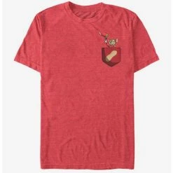 Brand new 😀 Disney Dumbo Timothy Faux Pocket T-Shirt ❤️