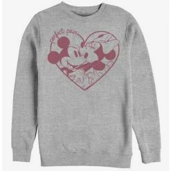 New 🥰 Disney Mickey Mouse Perfect Pair Crew Sweatshirt 💯