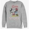 Hot Sale ⌛ Disney Mickey Mouse True Love Story Crew Sweatshirt ❤️