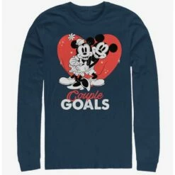 Deals ❤️ Disney Mickey Mouse Couple Goals Long-Sleeve T-Shirt 🔥