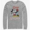 Promo 😀 Disney Mickey Mouse True Love Story Long-Sleeve T-Shirt 😉