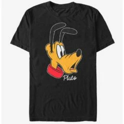 New ❤️ Disney Pluto Big Face T-Shirt 🎉