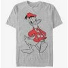 New ❤️ Disney Donald Duck Holiday Donald Fill T-Shirt ✔️
