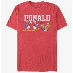 Budget 🎉 Disney Donald Duck Donald Poses T-Shirt 💯