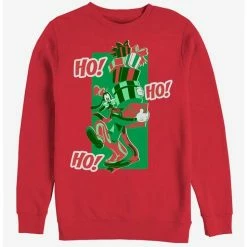 Cheapest ✨ Disney Goofy Holiday Ho Ho A-Hyuk Crew Sweatshirt 🎉
