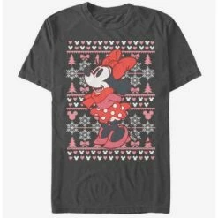 Cheapest 🔥 Disney Minnie Mouse Holiday Winter Sweater T-Shirt ⭐