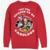 New 🧨 Disney Mickey Mouse Holiday Fabulous Holiday Crew Sweatshirt 🧨