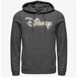 Coupon ⭐ Disney Classic Disney Retro Rainbow Logo Hoodie 🔔