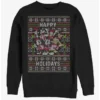 New ❤️ Disney Mickey Mouse Holiday Mickey Six Sweater Crew Sweatshirt 🥰
