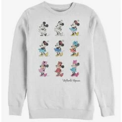 Discount ✔️ Disney Minne Mouse Evolution Crew Sweatshirt 😉