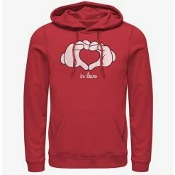 Flash Sale ❤️ Disney Mickey Mouse Glove Heart Hoodie 🧨