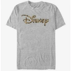 Buy 🛒 Disney Classic Disney Leopard Fill Logo T-Shirt 👍