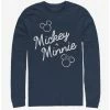 Discount 😀 Disney Mickey Mouse Signed Together Long-Sleeve T-Shirt 🔥