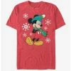 Flash Sale ⌛ Disney Mickey Mouse Holiday Big Holiday Mickey T-Shirt ✔️