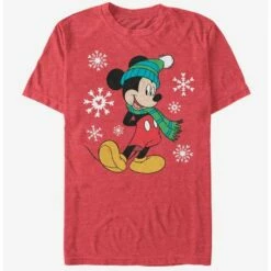 Flash Sale ⌛ Disney Mickey Mouse Holiday Big Holiday Mickey T-Shirt ✔️