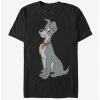 Best reviews of ⌛ Disney Lady And The Tramp Tramp Vintage T-Shirt 🌟