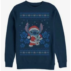 Outlet ❤️ Disney Lilo & Stitch Holiday Stitch Crew Sweatshirt 🥰