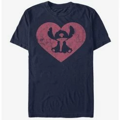 Hot Sale ⭐ Disney Lilo & Stitch Stitch Heart T-Shirt ❤️