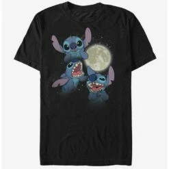 Cheap ✨ Disney Lilo & Stitch Three Stitch Moon T-Shirt 😉