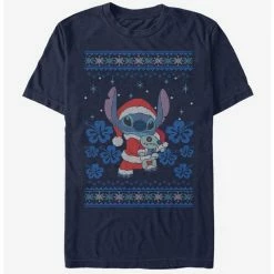 Best Sale ⭐ Disney Lilo & Stitch Holiday Stitch T-Shirt ⌛