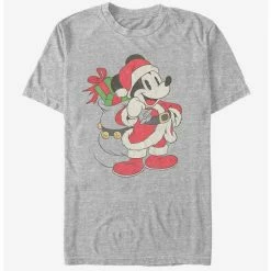 Coupon 🎁  Disney Mickey Mouse Holiday Just Santa Mickey T-Shirt ✔️